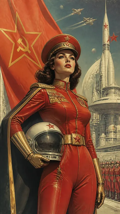 Retro Futurist Commander Fantasy