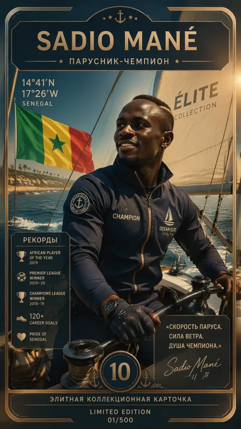 Mané Sailing Champion Card