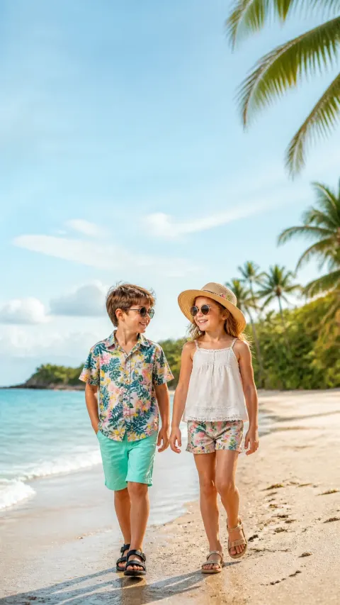 Kids Beach Fashion Campaign