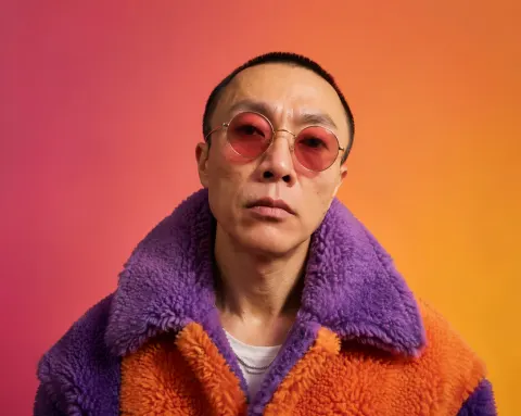 Stylish Skinhead High Fashion Portrait