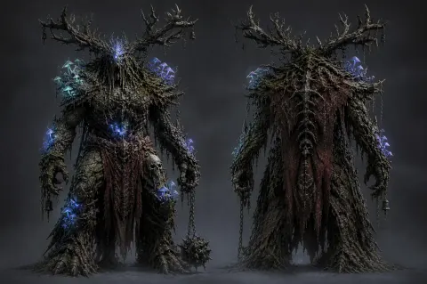 Corrupted Forest Guardian Concept Art