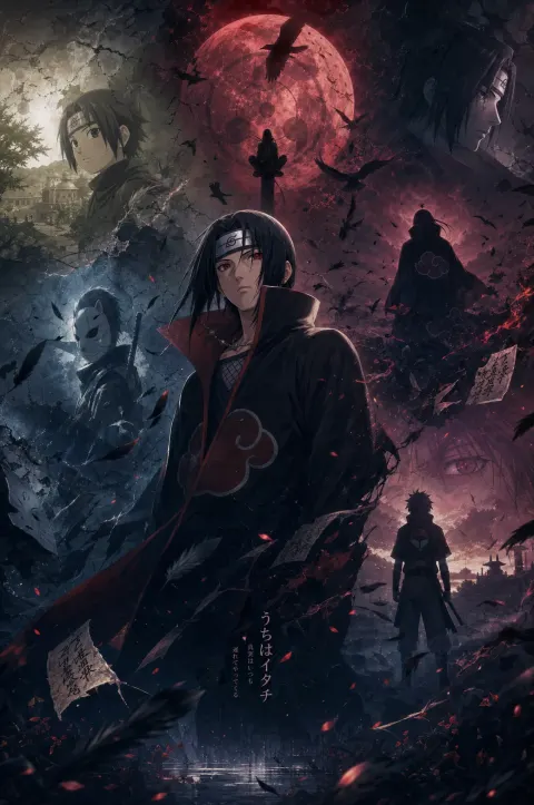 Itachi Uchiha Cinematic Growth Poster