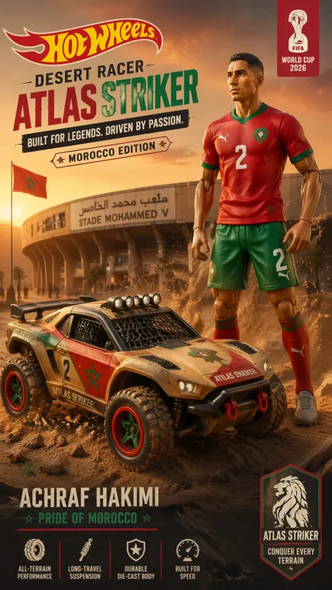 Hakimi Hot Wheels Desert Racer