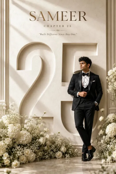 Luxury Minimalist Birthday Milestone Poster