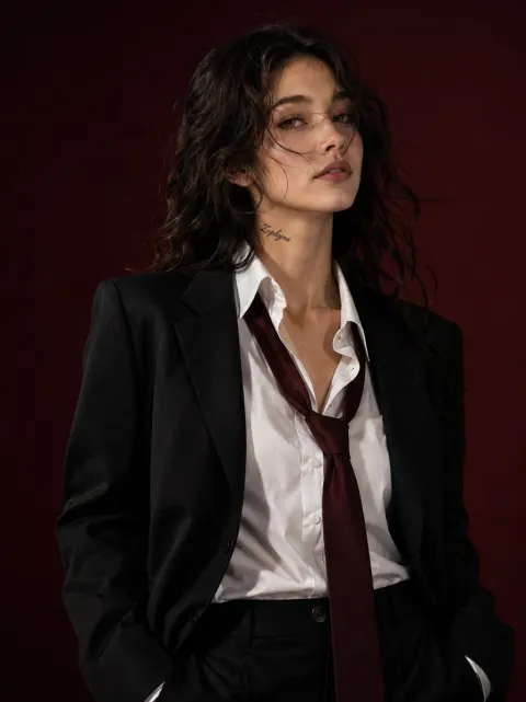 Luxury Fashion Editorial Portrait