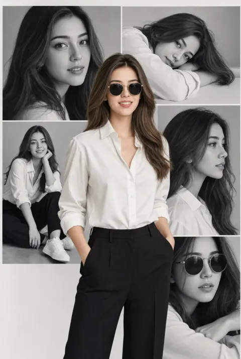 Fashion Editorial Collage Poster