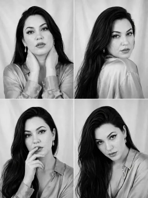 Monochrome Fashion Contact Sheet