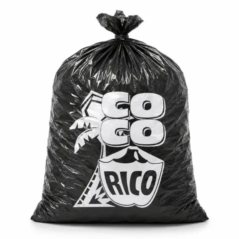 Black Garbage Bag Product Shot