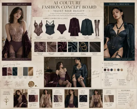 AI Lingerie Styling Board