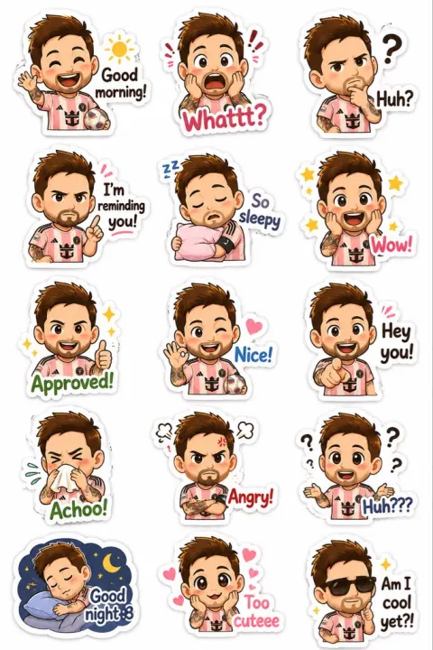 Cute Chibi Sticker Pack