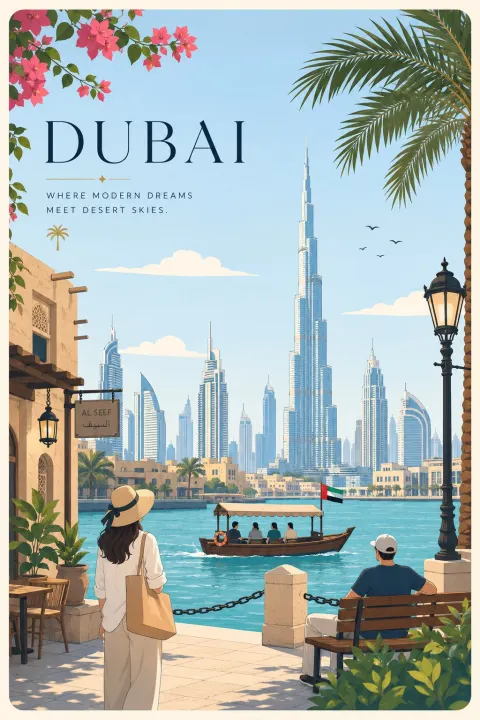 Minimalist City Travel Poster