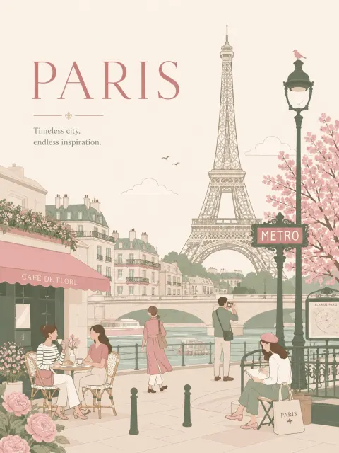 Minimalist City Travel Poster