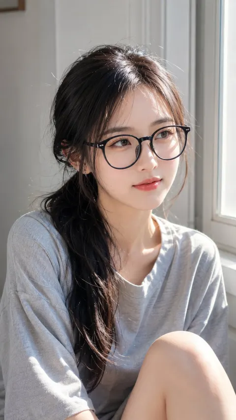 Soft Window Light Portrait