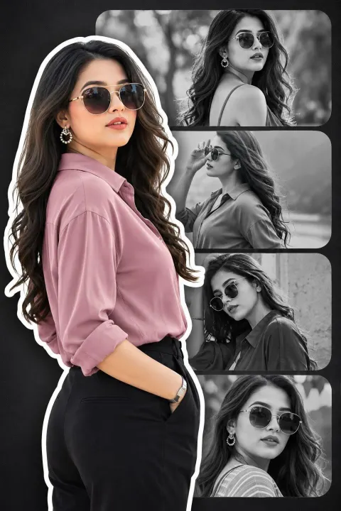 Cool Collage Poster Design