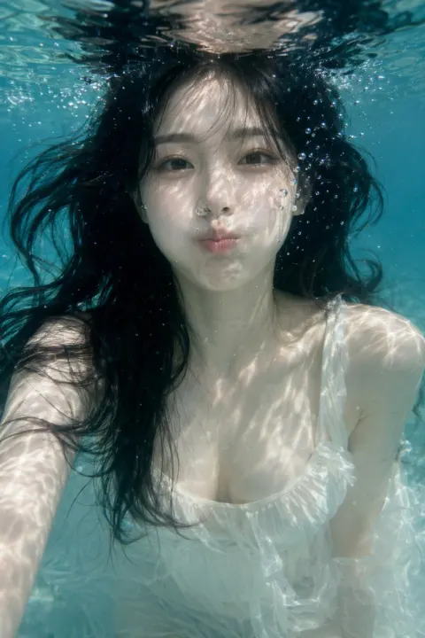 Ethereal Underwater Portrait