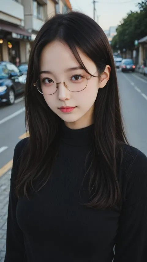Blue Hour Street Portrait