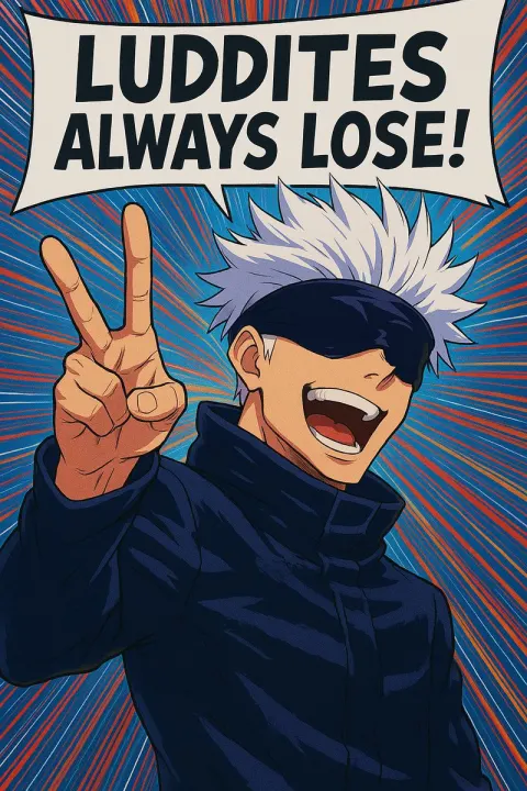 White-Haired Sorcerer Pop Art Poster