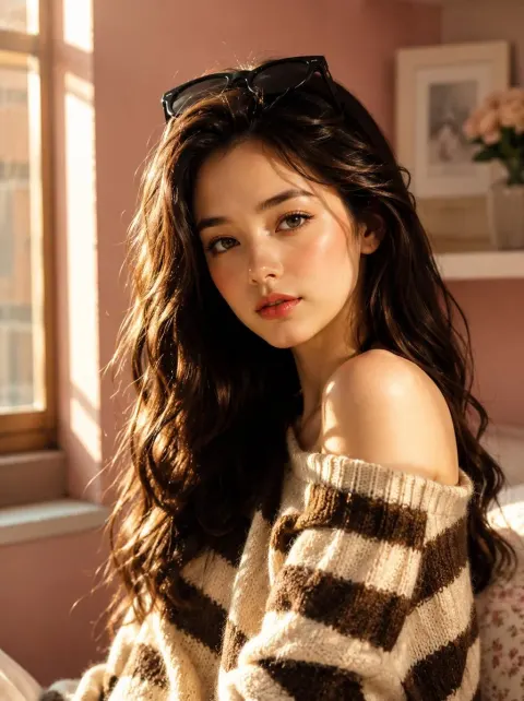 Korean Beauty Golden Hour Portrait