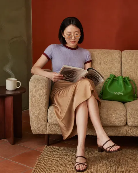 Vintage Fashion Editorial At Home