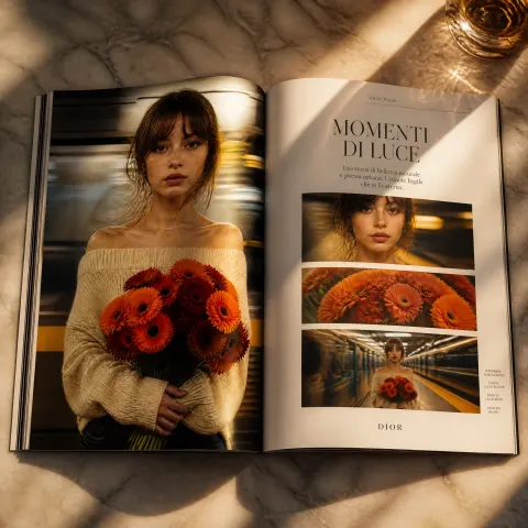 Luxury Fashion Magazine Editorial