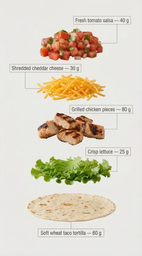 Exploded Taco Recipe Breakdown