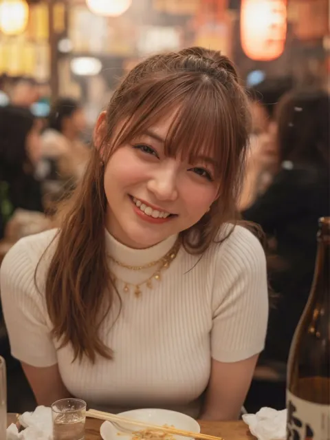 Izakaya Drunk Woman 2x2