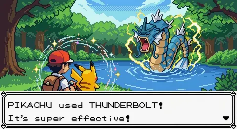 New Pokemon Battle Scene