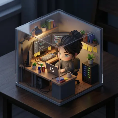 Chibi Cube Diorama World