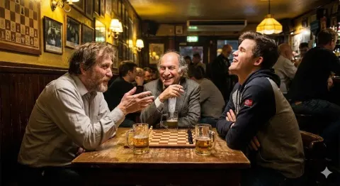 Chess Legends Bar Night