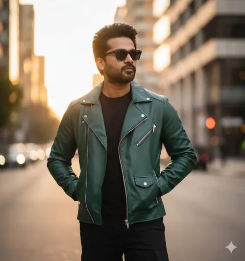 Golden Hour Urban Fashion Portrait