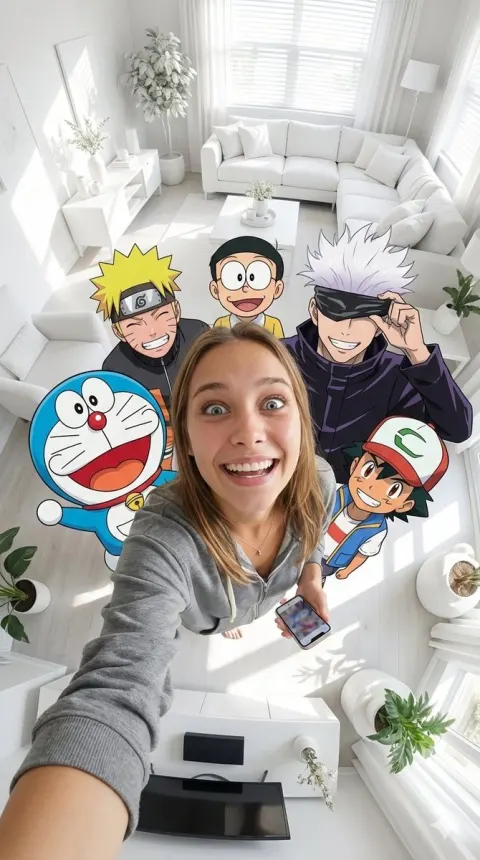 Ultra-Realistic Fisheye Selfie