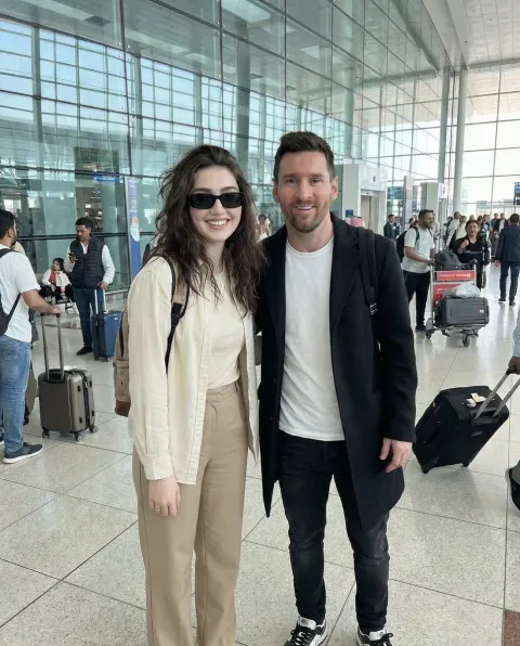 Airport Encounter with Lionel Messi