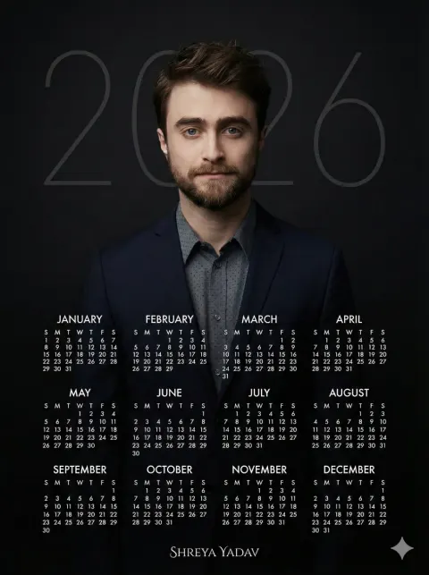 Luxurious 2026 Calendar Poster