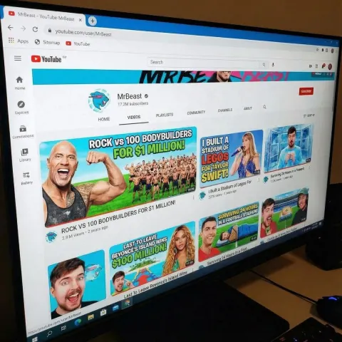 MrBeast Style Channel Page Design