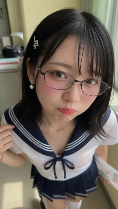 Shy Beauty Close-Up
