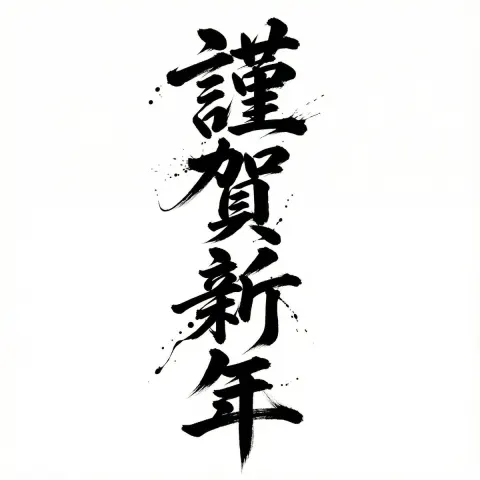 New Year Calligraphy Art
