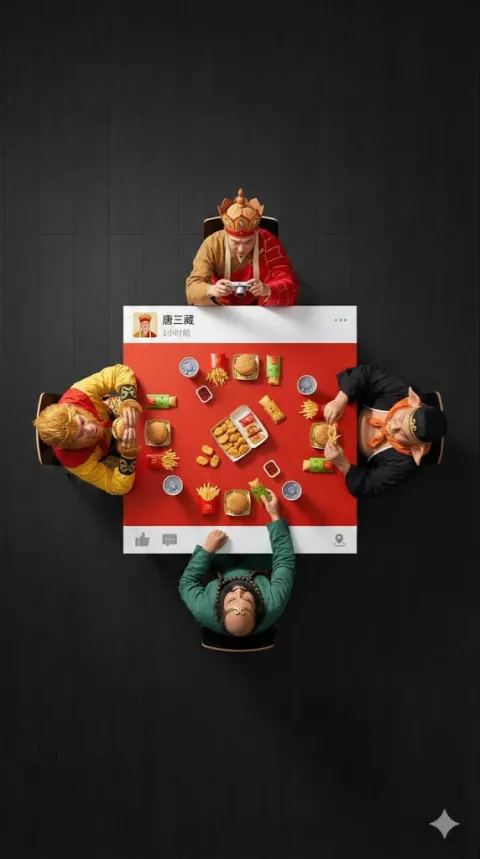 Surrealist WeChat Moments Table Photography