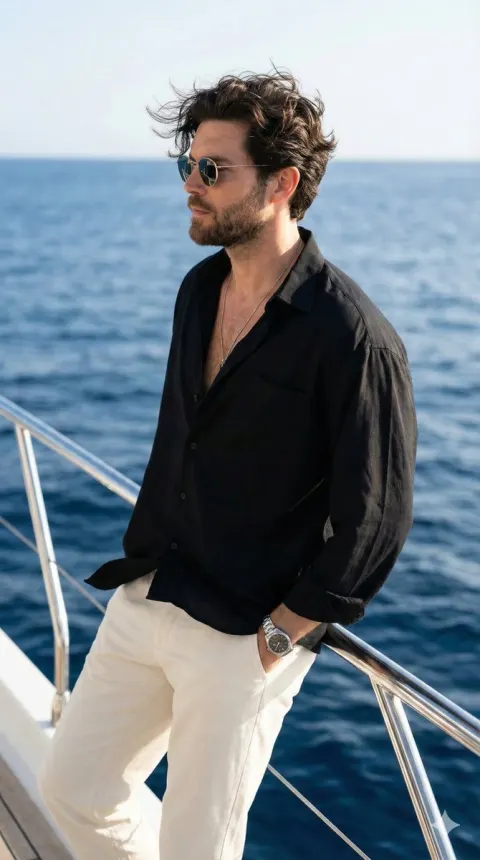 Luxury Yacht Fashion Portrait