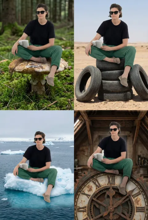 Sitting In Four Unusual Places