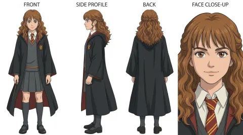 Character Turnaround Creation