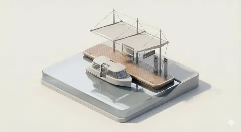 Minimal 3D Isometric Diorama