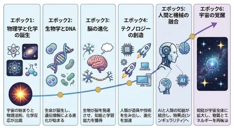 Kurzweil's Six Epochs Explained
