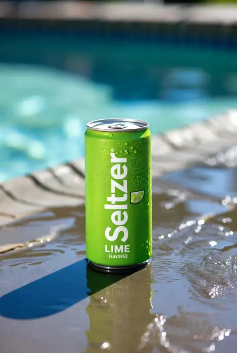 Ice-Cold Lime Summer Seltzer