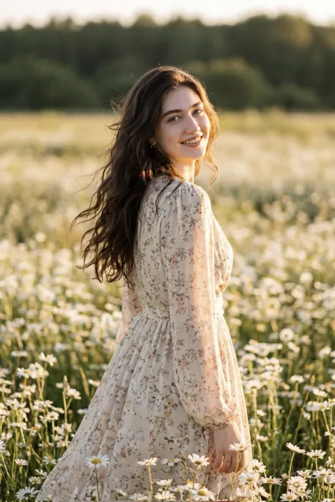 Dreamy Golden Hour Portrait