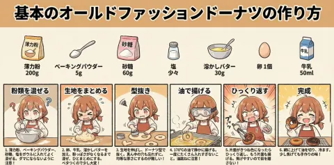 Beginner's Old-Fashioned Donut Guide