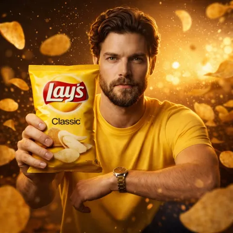 Cinematic Lay's Chips Advertising Shot