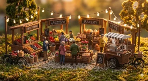 Cozy Miniature Life Diorama