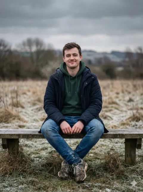 Winter Field Portrait