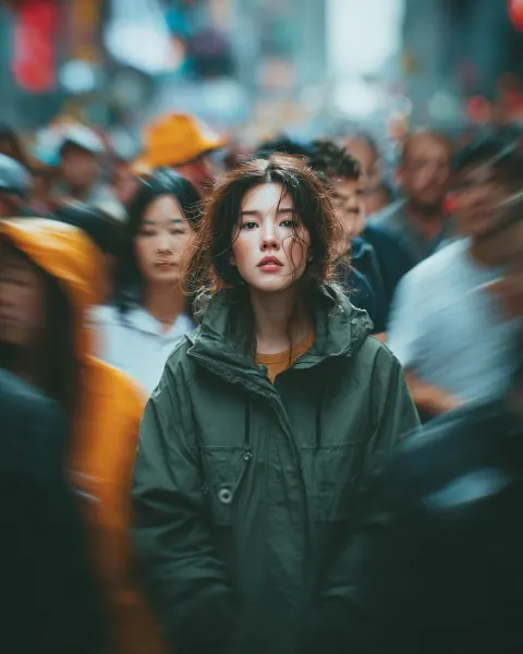 Frozen Gaze in Chaos