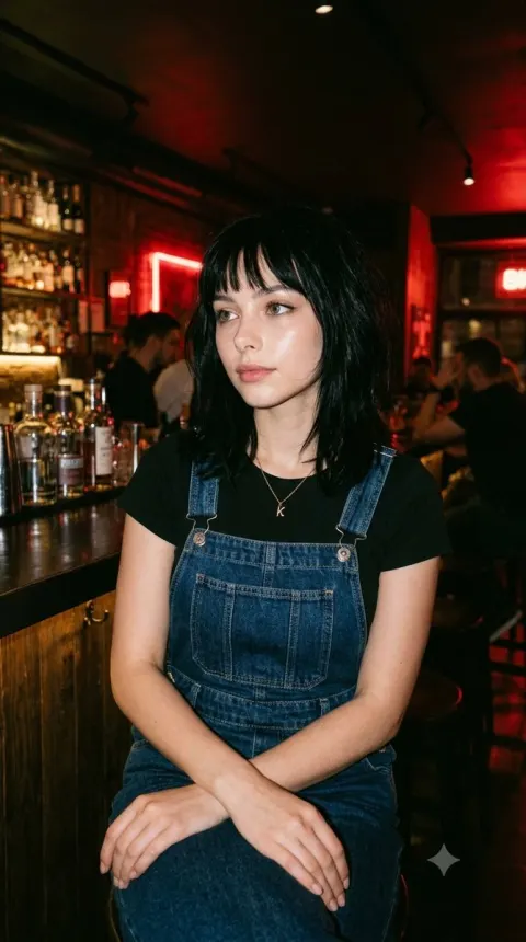 Candid Night Bar Portrait